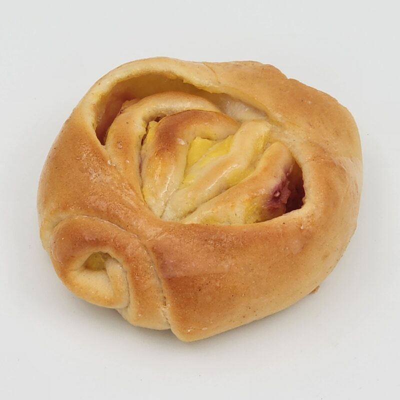 Custard Raspberry Bun